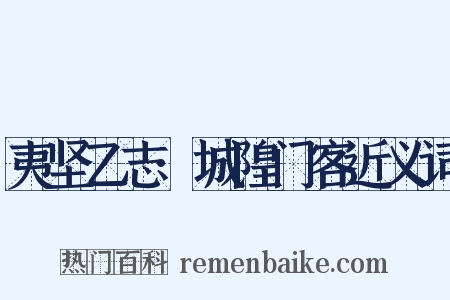 夷坚乙志·城隍门客近义词是什么意思的图片